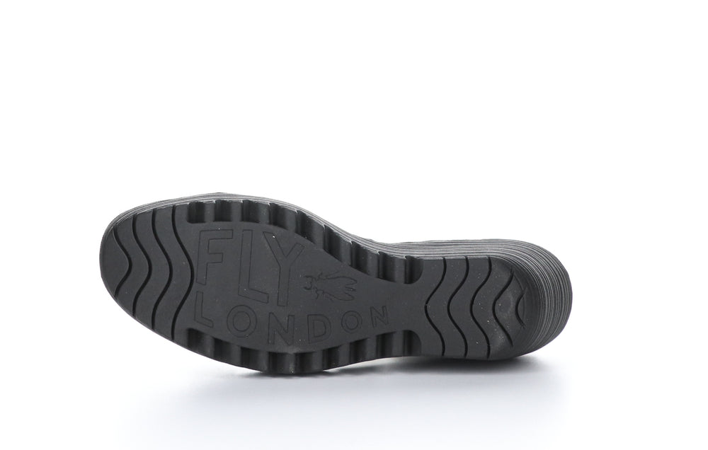 YAJE301FLY Black Ankle Strap Sandals