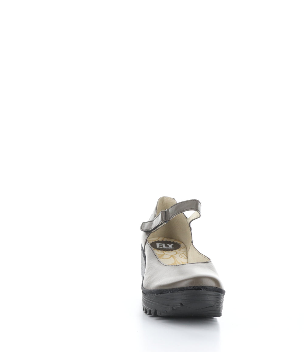 YAWO345FLY 013 DK TAUPE Velcro Shoes