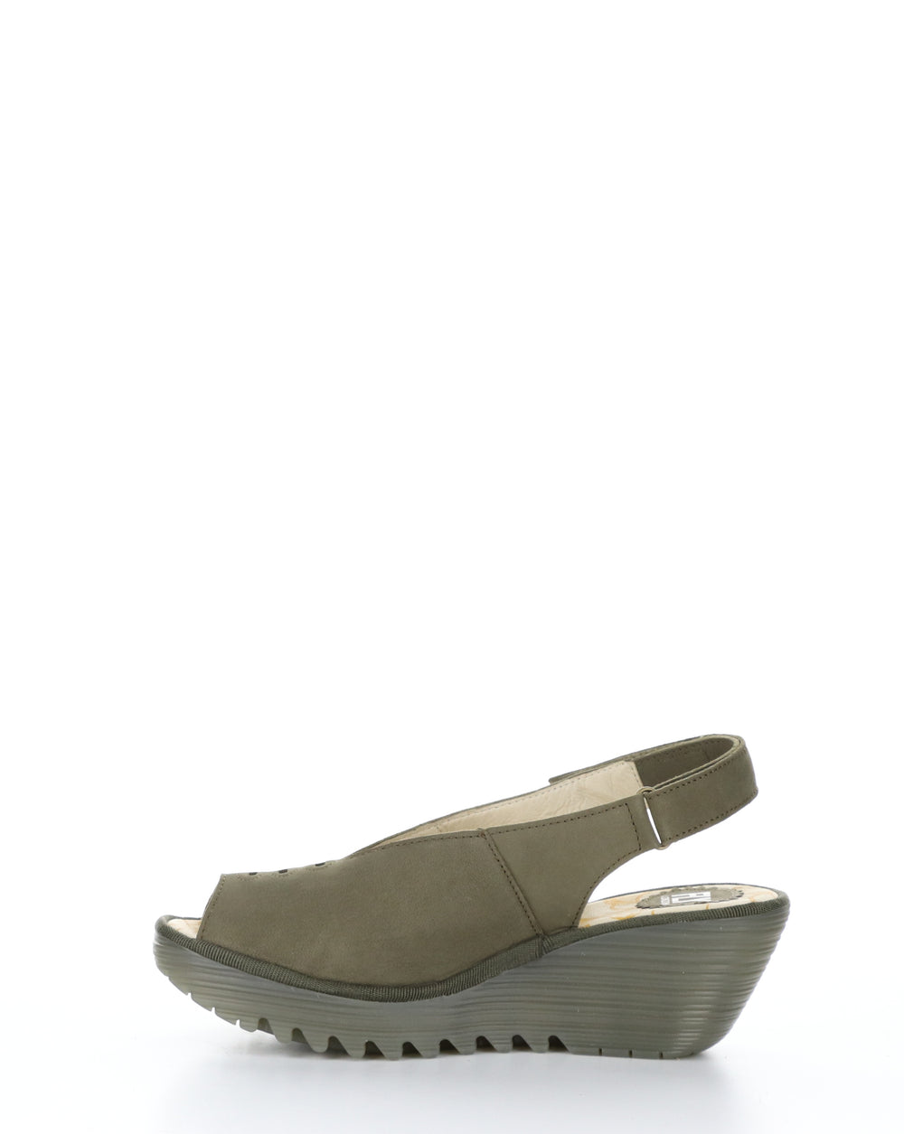 YEAY387FLY 005 KHAKI Velcro Sandals