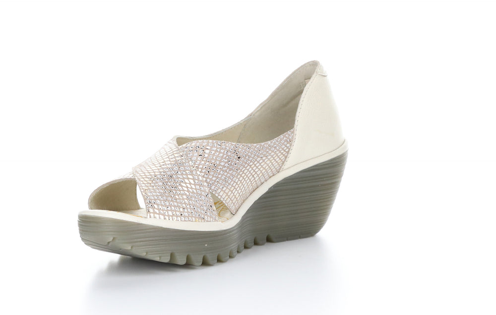 YOMA307FLY Diamond/Mousse Tan Gold/Off White Open Toe Sandals