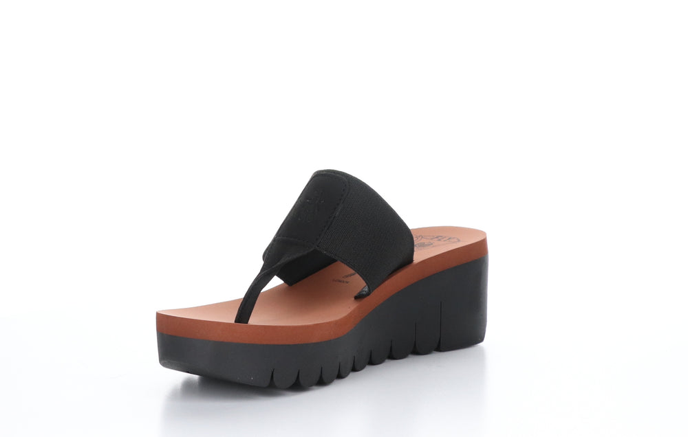 YOMU725FLY Cupido Black (Brick) Thong Sandals