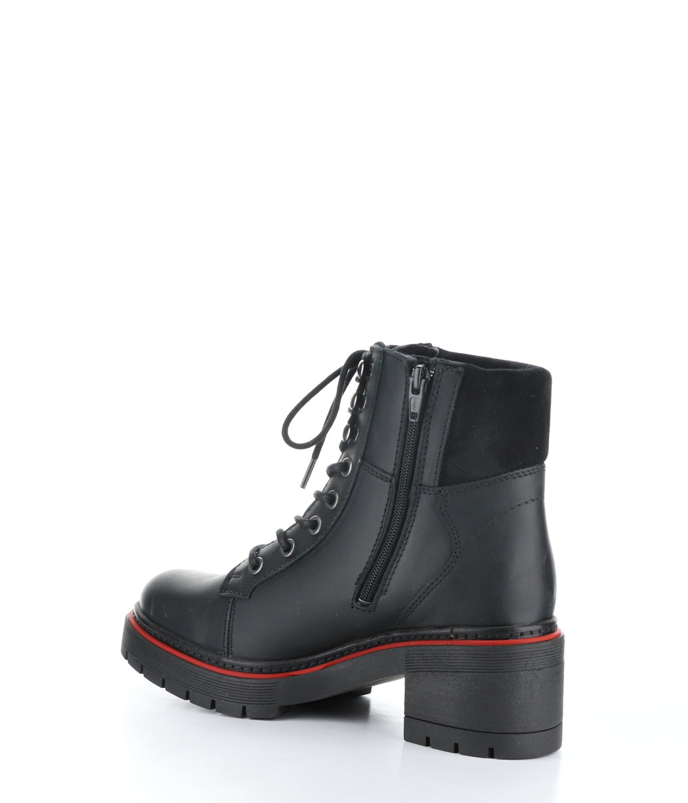 ZOA BLACK Round Toe Boots