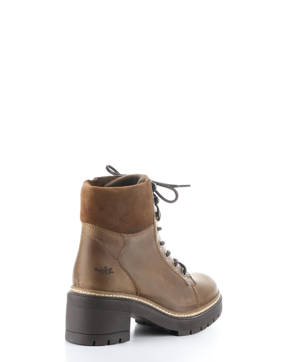 ZOA CAMEL/REDWOOD Round Toe Boots